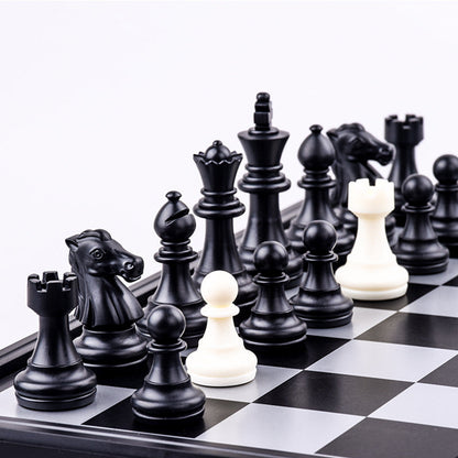 3-in-1 Magnetic Chess, Checkers & Backgammon Travel Game Set