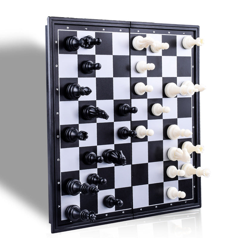 3-in-1 Magnetic Chess, Checkers & Backgammon Travel Game Set