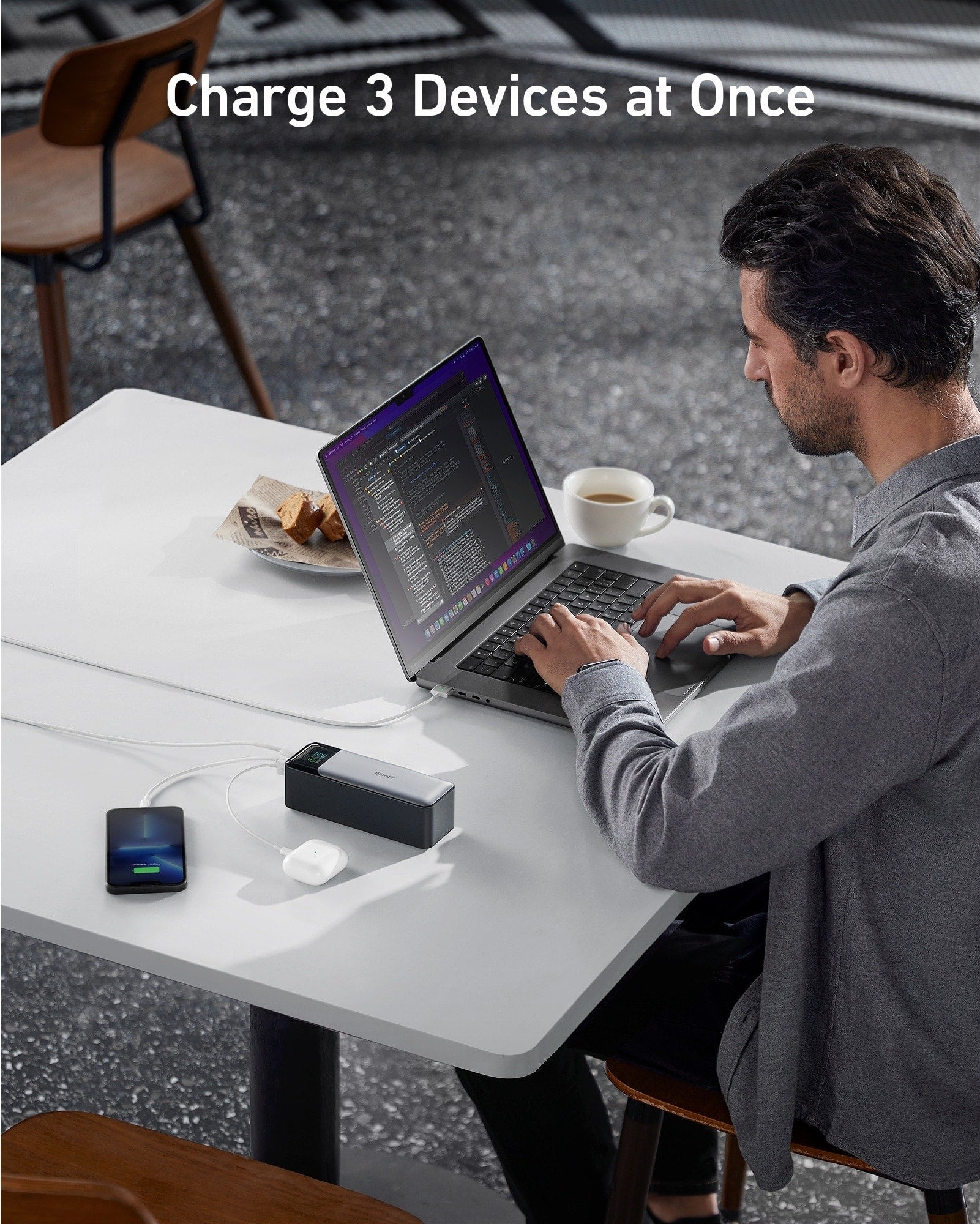 Anker 737 Emergency Power Bank – 24,000mAh Backup Battery Pack