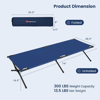 Folding Emergency Cot – Portable Shelter Sleeping Bed