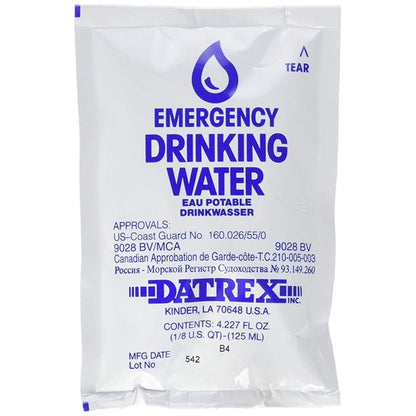 Emergency Drinking Water Pouches – 64 Pack Long Shelf-Life Water Supply