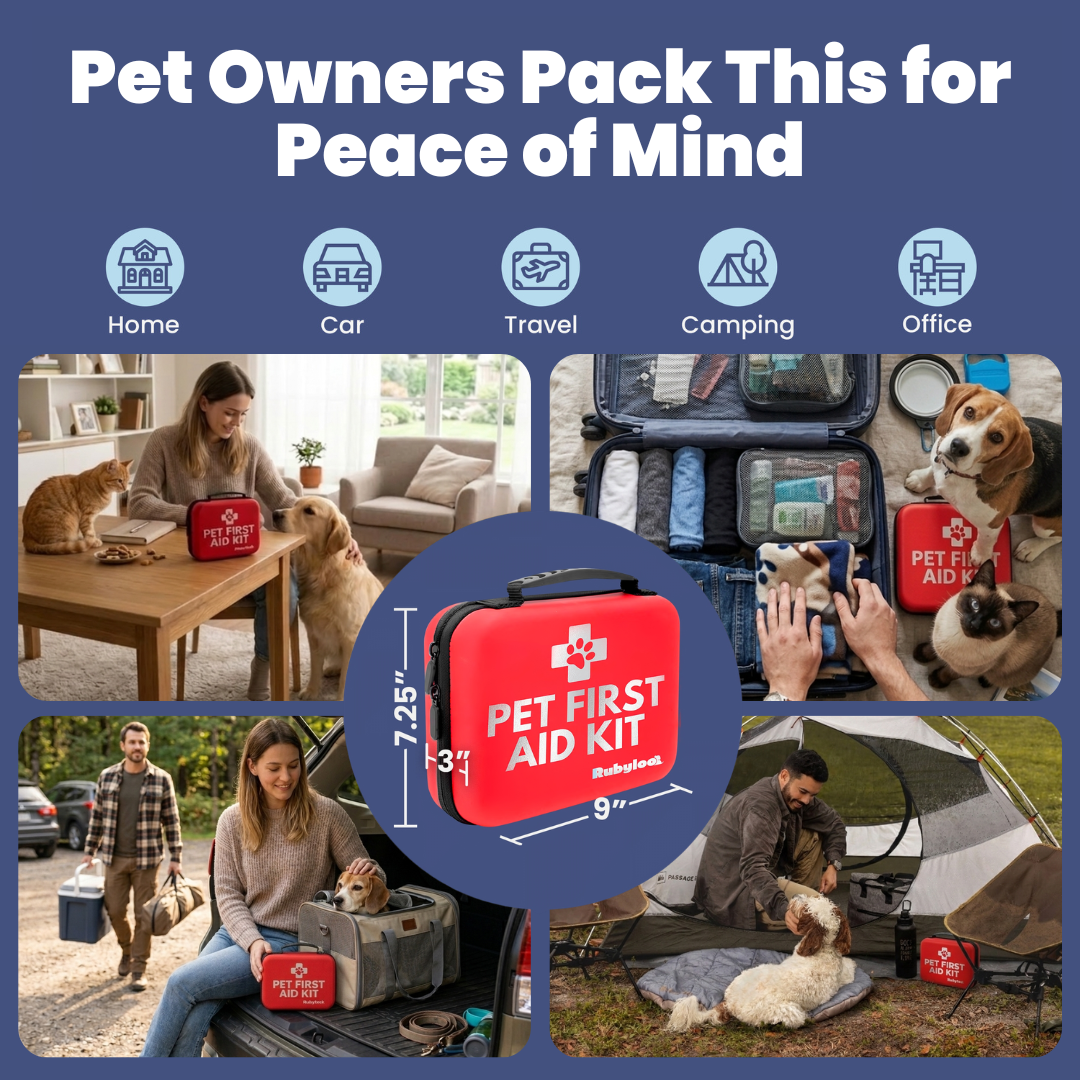 Pet First Aid Kit for Dogs & Cats – Emergency Preparedness Essentials