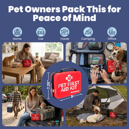 Pet First Aid Kit for Dogs & Cats – Emergency Preparedness Essentials