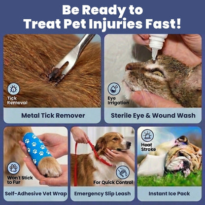 Pet First Aid Kit for Dogs & Cats – Emergency Preparedness Essentials