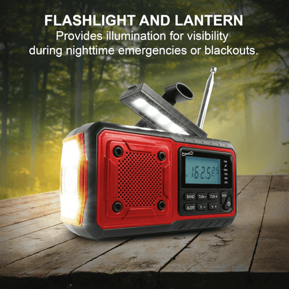 NOAA Emergency Weather Radio – Hand Crank Solar Storm Shelter Radio