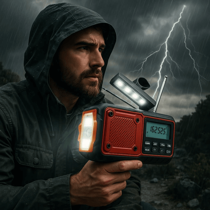 NOAA Emergency Weather Radio – Hand Crank Solar Storm Shelter Radio