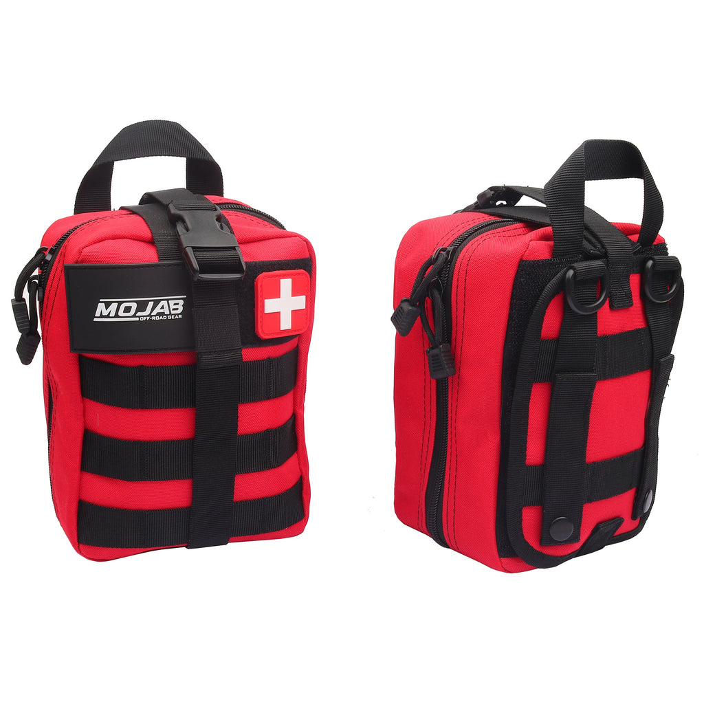 151-Piece Emergency First Aid Kit with MOLLE Medical Pouch
