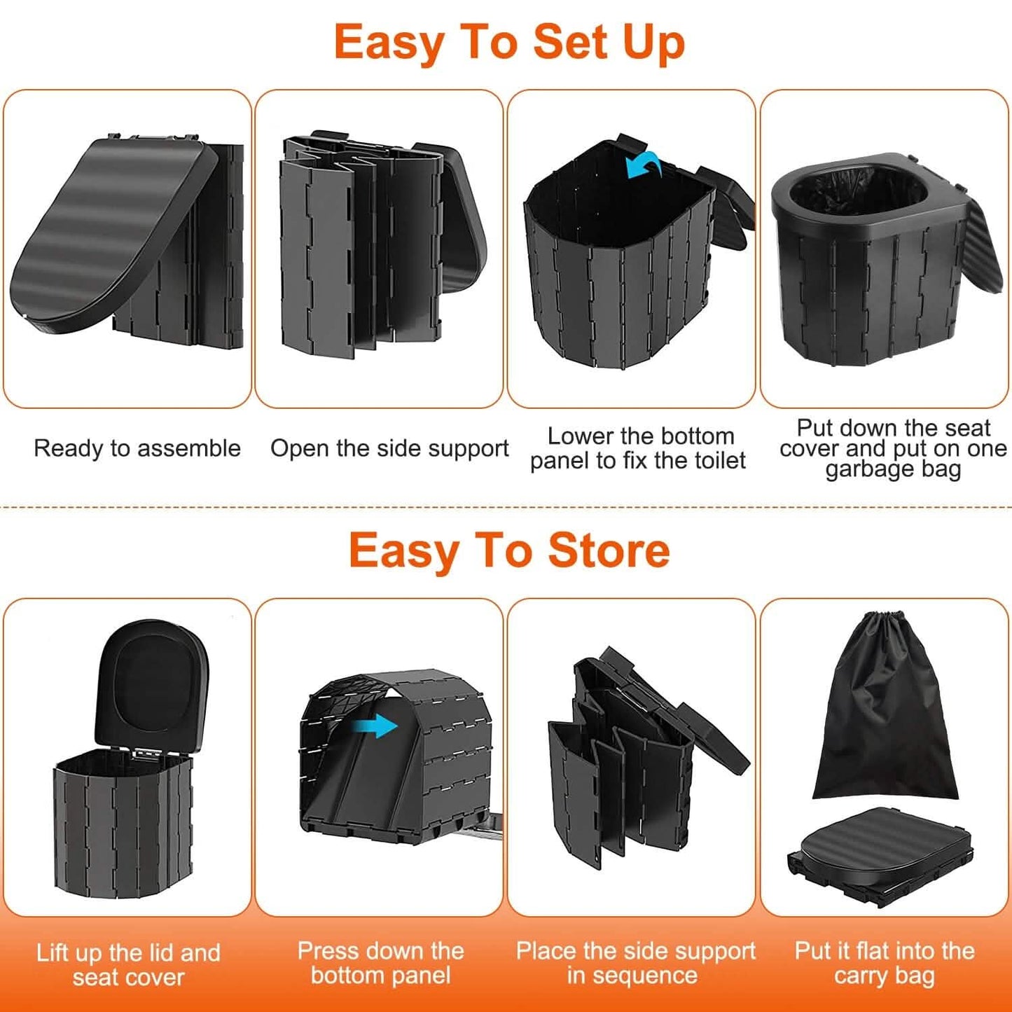 Portable Emergency Toilet for Storm Shelters & Preparedness